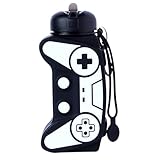 Wasserflasche, Wasserflasche in Spielgriff-Form, Silikon, faltbare Trinkflaschen, Sport, auslaufsicher, Reisebecher, wiederverwendbarer Wasserbecher für Mädchen und , perfekt für