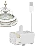 Celuicion Wasserbrunnenpumpe für Haustiere, Minipumpe für Aquarien, leises Wasserkreislaufsystem, für Trinkbrunnen, Tiere und Aquarium