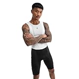 SIROKO - Fahrrad-Trägerhose Mortirolo - XL - Schwarz/Weiß