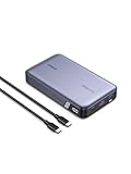 UGREEN Nexode 100W Power Bank 20000mAh Powerbank mit 3 Anschlüsse USB C externer Akku mit Digitales Display, kompatibel mit MacBook Pro/Air, iPhone 15 Pro/Pro Max/15/14 Pro, Galaxy S24 Ultra, Dell