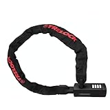 TRELOCK BC 480 Code Kettenschloss – Länge 110 cm – Kettenglieder 7,5 mm – Sicherheitsstufe 12 – Frei einstellbarer Code