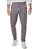 Elegancity Herren Chino Hose Casual Chinohose Baumwolle Freizeithose Arbeitshose Stretch Stoffhose Pants Trousers Business grau XL