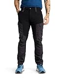 RevolutionRace Herren RVRC GP Pants, Hose zum Wandern und für viele Outdoor-Aktivitäten, Jet Black, XXL