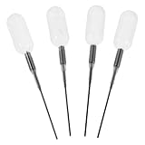 MUCKLILY 4 Stück Kunststoff Tropfpipetten 02 ml Präzise Dosierung für Ätherische Öle Parfüm Selbstgemacht Make Up Auslaufsicher Robustes Material Kompatibel mit Nachfüllbehältern