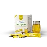 Steiger Natuals Naturhof Leber Komplex Trinkgranulat Kur | Leber entgiften Testsieger | Mit Mariendistel, Artischocken, Vitamin E & B12 | Ananas-Mango Geschmack | 30 Sticks für 1 Monat