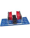 SPORTIKEL24 Schuhputzer Kunststoff – Robust, leicht & wetterfest – Mit Bodenverankerung – Für Eingangsbereich, Sportplatz & BAU