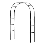 Xistuoz Metall-Gartenbogen – Metall-Hochzeitsbogen für den Außenbereich – Pflanzenstützwerkzeug, Ballon-Dekor-Laube, Blumenrahmen, Hintergrundständer für Hochzeit-Rasen