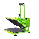 JOJIDE Transferpresse, Manuelle Direktdruck-Heißpressmaschine, 23 * 30 cm kleine tragbare Kleidungs-Heißpressmaschine for den Haushalt(Gris)