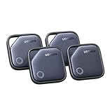UGREEN FineTrack 4er Pack kompatibel mit Apple Find My (nur iOS), Bluetooth Tracker für Gepäck, Schlüsselfinder, Finder für Schlüssel, Koffer, Reisepässe Smarttag mit Austauschbarer Batterie