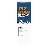 Piz Buin Mountain Sun Cream, Sonnencreme, Sonnenschutz Wintersport, Hoher Schutz vor Sonnenbrand, Kälte und Wind, LSF 30, 50 ml