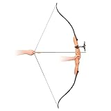 Recurvebogen für Erwachsene 68' 32 lb - Holz Compoundbögen für Zielscheiben und Jagd, langlebig und präzise für Anfänger und Fortgeschrittene