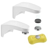 Fiyuer 2 Stück Seifenhalter Magnet, Seifenhalter ohne Bohren Seifenschale, Magnet Seifenhalter Weiß, Soap Holder in Küche und Bad, Platz Sparen