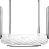 TP-Link Archer C50 AC1200 Dualband WLAN Wireless WiFi Router(Unterstützt Keine DSL-Funktion, 300 Mbit/s(2.4GHz)+867 Mbit/s(5GHz), App Steuerung, IPv6, USB 2.0, Print/Media/FTP Server)