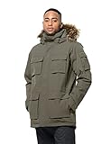 Jack Wolfskin Herren Glacier Canyon Parka, dusty olive, L EU