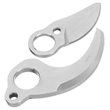 Yardwe 2 Stück Ersatzklingen für Elektrische Gartenschere Rostbeständig Präzise Schneidklingen Einfach zu Reinigen Langlebig Passend für Wiederverwendbaren Elektrischen Astschneider für