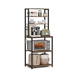 MYOLIO Großraum-Aufbewahrungsregal, Retro-Displayregal for Hohe Belastungen Multifunktionaler Organizer for Küche, Bar, Büro