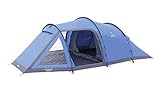 Vango Venture 450 4-Personen-Zelt, 3 Stangen, Blau