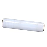 FLEXMAN Stretch Wrap Film, 50 Cmx200 M Stretchability Pe Clear Haft Industrial Stretch Film, 3 Mal Dehnungsfähigkeit für Kabelwicklung Möbelverpackung