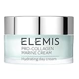 Elemis Pro-kollagen Marine Creme, Feuchtigkeitsspendende Anti-falten-lotion Für Das Gesicht, Feuchtigkeitsspendende Ultra-leichte Gel-creme, Für Ein Glattes, Für Alle Hauttypen Geeignet, 50ml