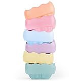 Balanciersteine für Kinder - Spiel- u. Stapelsteine Indoor & Outdoor - Balance Steine Kinder - Balancier Set - Stepping Stones (Pastel)