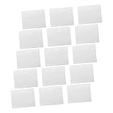 VOSAREA 20Stücke Selbstklebende Karteikartenhüllen Transparente Visitenkartenhalter Wasserfeste Taschen für Dokumente für Kurierdienste Archive