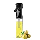 ActivoTex Ölsprüher. Ölspray für die Küche Öl sprühflasche Olivenöl Spray Salat Öilspender für Speiseöl und Essigsprüher. Kochspray Gadget Airfryer für Öl und Zitrone, Kunststoff