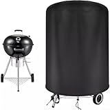 Zuverlässige Outdoor-Grillabdeckung für Kugelgrills effektiv gegen Regen und Staub (Durchmesser 77 cm x 58 cm)