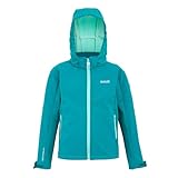 Regatta Acidity VIII Softshelljacke für Kinder, Exotic Plume/Aruba Blue, 3-4 Years