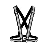 Korysnew Warnweste Fahrad, Reflektierende Sicherheitsweste, Reflektorweste, Leicht Hohe Sichtbarkeit, für Laufen, Motorrad, Running Reflektierende für Erwachsene