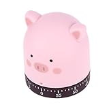 ULTECHNOVO Cartoon Kochtimer für Mechanischer Countdown mit Klaren für Senioren zum Backen und Minuten