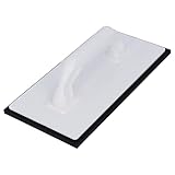 HELPMATE Reibebrett Kunststoff, 280 x 140 mm, 8mm Zellkautschuk schwarz, Made in Germany