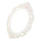 VICASKY Vintage Resin Bilderrahmen Retro Foto Dekorative Prägung Antik Stil Vielseitiger Tischaufsteller für Schmuck und Fotos im Europäischen Design