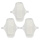 Healvian 3er-Pack waschbare Menstruationsbinden für Frauen – atmungsaktive Damenbinden mit wasserdichter Schicht, wiederverwendbare Periodenbinden, Slipeinlagen für die Schwangerschaft