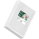 Bonsenkitchen Profi Vakuumbeutel, 100 Beutel 20x30cm Vakuumierbeutel für alle Vakuumierer & Lebensmittel Vakuumiergerät, Kochfest und Sous Vide Gefrierbeutel, BPA-frei