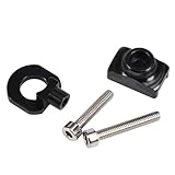 FIXOSHEE Aluminium Cnc Kettenspanner Fahrrad Kettenregler Kettenspannwerkzeug für Falträder Schwarz Leicht Tragbar Sicherer