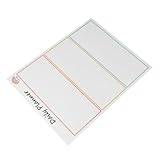 ULTECHNOVO Einkaufslistenblock Magnetisch Whiteboard Für Kühlschrank Memo-planungs-whiteboard Kalender-löschtafel Terminplan-schreibtafel Magnetblock Für Notizen Löschbare Tafel Für Organisat