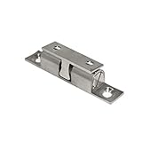 1 Doppelkugelschnäpper Schrankschnäpper Türschnäpper Möbeltürschnäpper Metall vernickelt 11 x 60mm