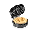 Tristar Mini-Waffeleisen, Runde Waffel, 550 W, Antihaftbeschichtung, Kompakte Größe, Einfache Reinigung, WF-2109