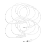 VANZACK 2 Stück Adrig Audio Verlängerungskabel Weiß Hochwertiges Kopfhörer Lautsprecher verlängerungskabel mit Klarem Signal und Robuster Verarbeitung