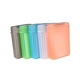 HOMSFOU 5St Festplattenschutz Computergehäuse Kleiner Hartschalenkoffer Powerbank-Tasche SSD Kleiner Reisekoffer Festplattenabdeckung gepolsterte Tasche fährt HDD Schutzbox Schutzhülle