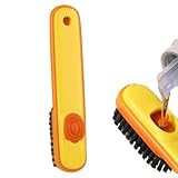 Reinigungsbürste mit weichen Borsten – multifunktionaler tragbarer Reiniger für Zuhause mit weichen Borsten | Tragbarer Besen zum Schrubben – ideal für Kleidung, Schuhe, Utensilien, Böden und Spülen