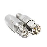 TOJOIN 2PCS RF Koaxial-Dämpfungsgerät, 8GHz 3dB 2W 50Ohm SMA Stecker auf SMA Buchse RF Coaxial Attenuator SMA Fester Dämpfungsregler