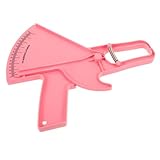 VALICLUD Körperfettmessgerät Tragbarer Hautfaltenkaliper zur Körperfettmessung Präzise und Kompakt für Fitness Diätetiker und Bodybuilder zu Verwenden für Arm Bauch und