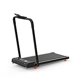 3-in-1 Walking pad mit 10% Steigung, 120-kg Tragkraft, leises laufband für zuhause & ergonomisches laufband Schreibtisch, faltbares Walking pad klappbar für Gehen, Joggen & Arbeiten