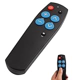 YANGUN Universelle TV-Fernbedienung mit großer Taste für ältere Menschen, Senioren Fernbedienung, Senioren Fernbedienung Funktioniert für TV und Kabel IR Geräte Bei Demenz geeignete Geschenke