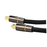 MUCKLILY Optisches Digital audio kabel Reines Verschleißfeste Stecker Verlustfreie Signalübertragung Kompatibel für Tv und Lautsprecher Flexibles Fiber verlängerungskabel