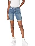 Amazon Essentials Damen Jeans-Bermudashorts, 23 cm Schrittlänge, Mittlere Waschung, 44