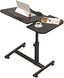 Faltbares Betttablett aus Holz – verstellbarer Schoßtisch für Frühstück im Bett, Essen, Arbeit, Puzzles und Lesen mit klappbaren Beinen