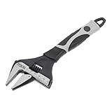 Lurrose 1 Stück Rollgabelschlüssel groß verstellbarer Schraubenschlüssel multifunktionswerkzeug multi tools Affenschlüssel Werkzeug für Wasserhahnschlüssel Chrom-Vanadium-legierter Stahl