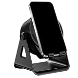 Lautsprecher Verstärker für Telefon – Telefonhalterung mit integriertem Induktionslautsprecher und Beleuchtung | mit intelligenter Erkennung für Reisen, Büro, Außenbereich, Badezimmer